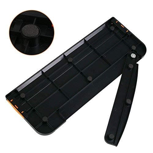 WORKLION Paper Cutter - A4 Paper Craft Cutter with Security Blade for Cut Gift Card, Coupon, Label, Cardstock, Photo, 12 inch Black Office Paper Trimmer - paper trimmer B - Paper Trimmer Black thumbnail 7