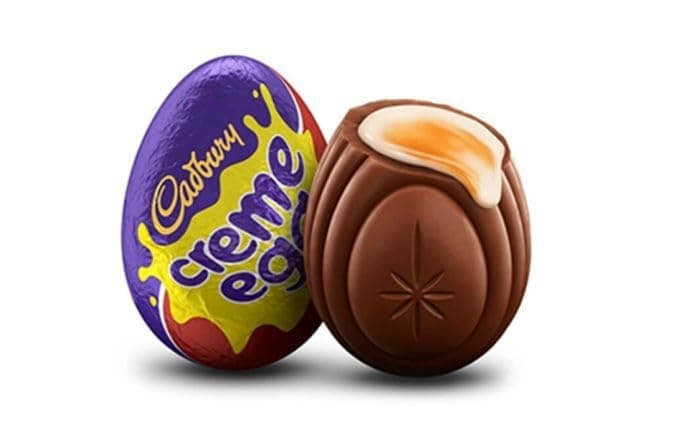 Cadbur.yEaster Milk Chocolate Candy Eggs with Fundant Creme Filling - 1.2-Ounce (Pack of 4) Individually Wrapped Easter Chocolate Eggs in Tundras Box thumbnail 2