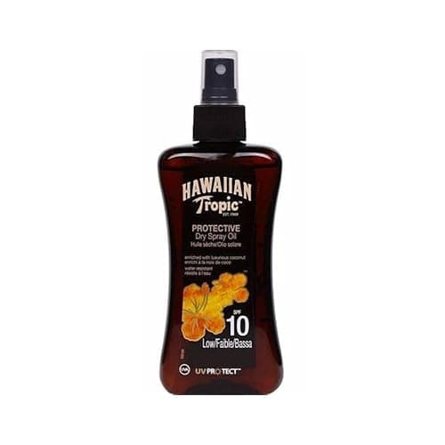 Hawaiian Tropic Aceite Spray SPF 10, 200ml - Image 1