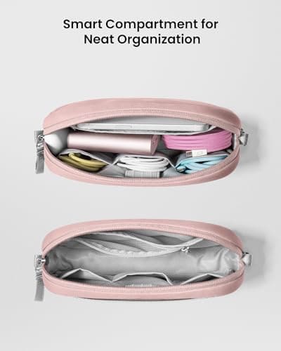 tomtoc Electronics Organiser Travel Case, Water Resistant Travel Bag Cable Organiser for Essentials, Tech Pouch Accessories Carry Storage for Cord, Phone, Cables, Airpods, USB Flash Drive, Daily Items thumbnail 2