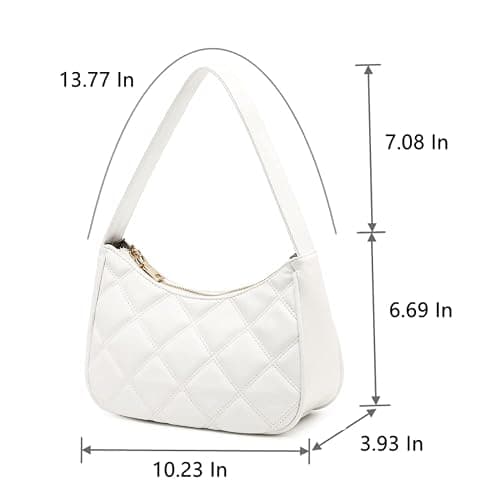 CYHTWSDJ Shoulder Bags for Women, Cute Hobo Tote Handbag Mini Clutch Purse with Zipper Closure thumbnail 4