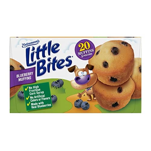 Entenmann's Little Bites Blueberry Muffins | 2 pack (10 pouches total) - 5 Pouch Blueberry | 2 Pack thumbnail 3