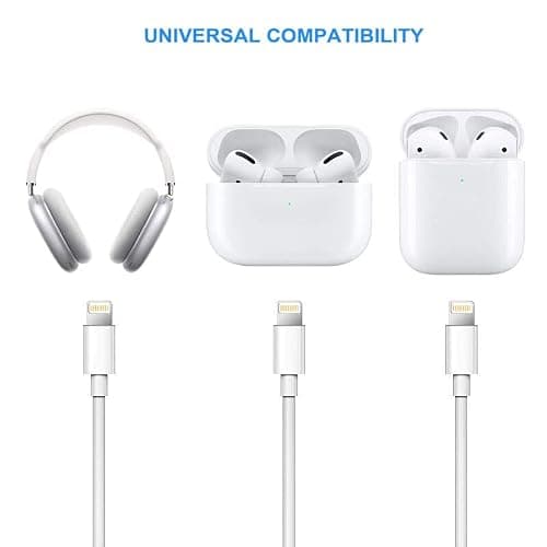 Abysssea Charger Cable for AirPods Pro Wireless Earbuds, AirPods (2nd/3nd Generation), AirPod Max Wireless Over-Ear Headphones Charging Cord Power Adapter (5ft) thumbnail 3
