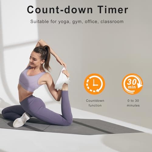 JALL 10.5'' Large Digital Alarm Clock with 8 RGB Colors, Date, Month, Temperature LED, Auto DST, Digital Clock Large Display for Classroom, Office, Bedroom, Back-to-School Gift for Students, Teachers thumbnail 7