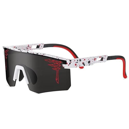 ACEXPNM Two Sizes Baseball Sunglasses For Adults and Youth Boys Girls Kids UV400 Men Women Outdoor Sports Sun Glasses - Image 1