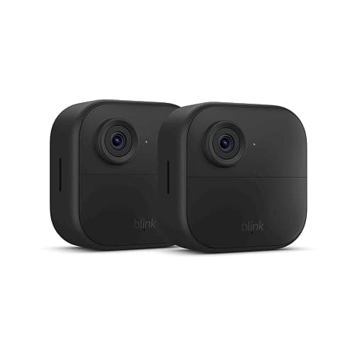 Blink Outdoor 4 – Wireless smart security camera, two-year battery, 1080p HD day and infrared night live view, two-way talk – 2 camera system - Image 1