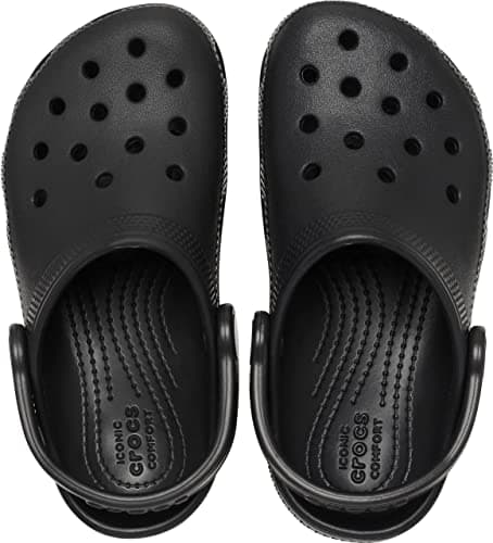 Crocs Kids Classic Clog (Toddler) - Clogs for Kids - Synthetic Upper - Ventilation Holes - Round Toe Black 10 Toddler M thumbnail 5