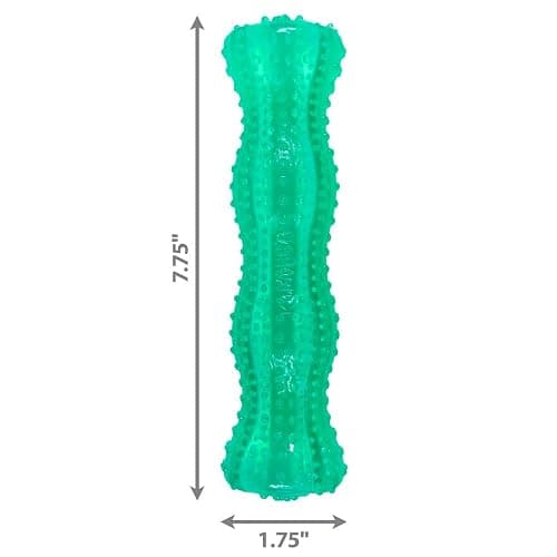 KONG Squeezz Dental Stick - Dog Toy for Cleaning Teeth - Flexible Chew Toy for Gentle & Mild Chewers - for Medium/Large Dogs thumbnail 4