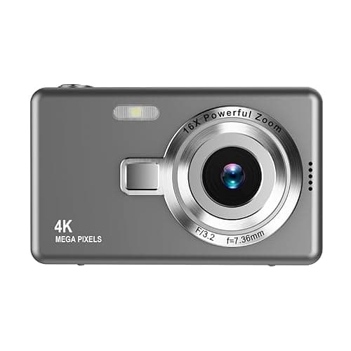 Appareil Photo numérique, autofocus UHD 4K 50 MP pour la Photographie avec Carte SD 32 Go, Zoom 16X, Anti-tremblement, Appareil Photo numérique Compact pour Enfants, Adolescents, Adultes, débutants thumbnail 2