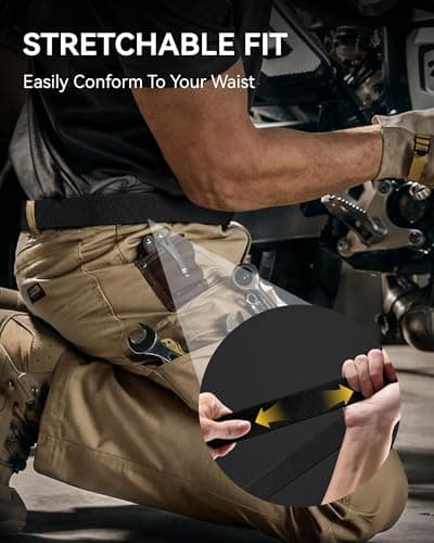 CHAOREN Stretch Tactical Belt Men - 1.5" Nylon Work Belt for Military EDC - Quick Release for Utility EMT Hiking thumbnail 5