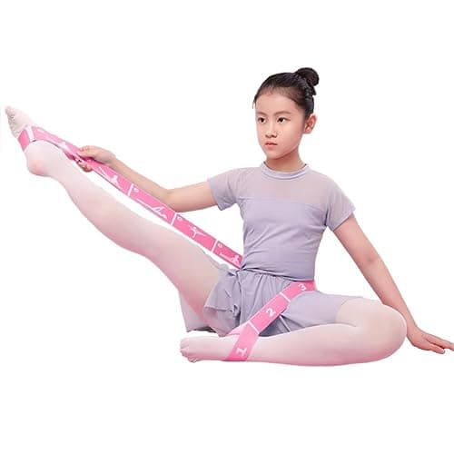 Xensamy 2-Pack Adjustable Kids Dance Stretch Bands - 8-Loop Elastic Bands for Ballet, Latin, Yoga, Gymnastics & Stretching - Flexible, Multi-Section Design for Dance Training & Flexibility thumbnail 3