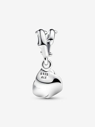 PANDORA Moments Rose in Bloom Dangle Charm - Sterling Silver Charm - Gift for Women - Includes Gift Box thumbnail 3