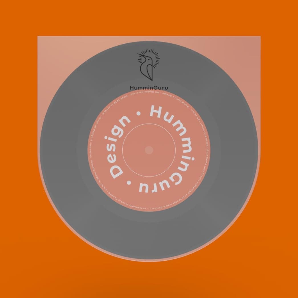 HumminGuru Fundas Interiores para Discos de Vinilo, Fundas para LP de Fondo Redondo de Fácil Inserción para Fundas de Álbum de 7 Pulgadas, Paquete de 50 (Fundas Interiores de 7“) thumbnail 2
