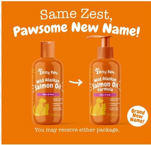 Zesty Paws Wild Alaskan Omega-3 Blend Pollock + Salmon Oil for Dogs and Cats- Skin and Coat Support, Omega 3 Supplement for Pets, 32oz thumbnail 7