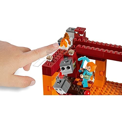 LEGO Minecraft The Blaze Bridge 21154 Building Kit (370 Pieces) thumbnail 5