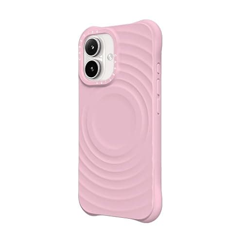 CASETiFY Ripple Case for iPhone 16 [Silicone / 6.6 ft. 2X Military Grade Drop Protection/Compatible with Magsafe] - Primrose Pink - Primrose Pink - iPhone 16 (6.1") thumbnail 2