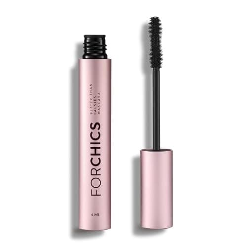 ForChics- Nourishing Eyelash Growth Mascara - Volumizing & Lengthening, Moisturizing Black Formula for Sensitive Eyes, Enhances Thickness & Health - Image 1