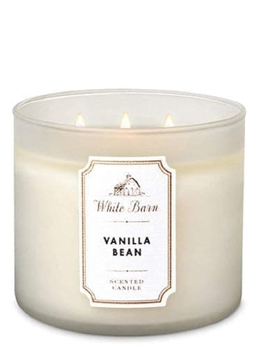 Bath & Body Works White Barn 3-Wick Candle in Vanilla Bean thumbnail 2