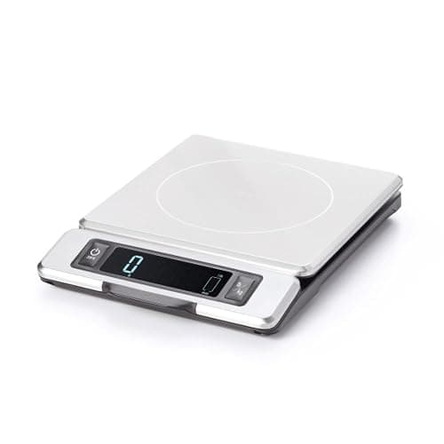 OXO Good Grips 11-Pound Stainless Steel Kitchen Scale with Pull-Out Display - Black - Image 1