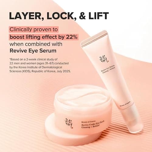 Beauty of Joseon Revive Under Eye Patch Retinal Ginseng for Puffy Under Eye Bag Masks Collagen Peptide Korean Skincare for Women and Men, 60 Sheets 30 Pairs thumbnail 3