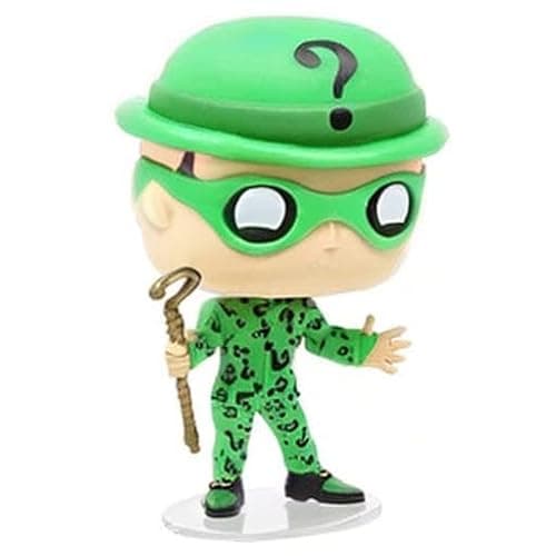 The Riddler Pop #340 Pop Heroes: Batman Forever Vinyl Figure (Bundled with EcoTek Protector to Protect Display Box) thumbnail 2
