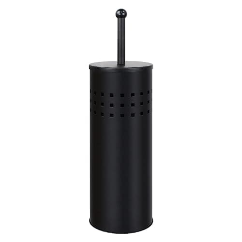 Blue Donuts Toilet Plunger with Holder for Bathroom, Multi Drain Suitable Also for Bathtubs, Quick Dry, Black thumbnail 4