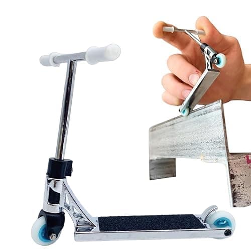 LC BOARDS Finger Scooter Metal V2 Park Silver Chrome thumbnail 3