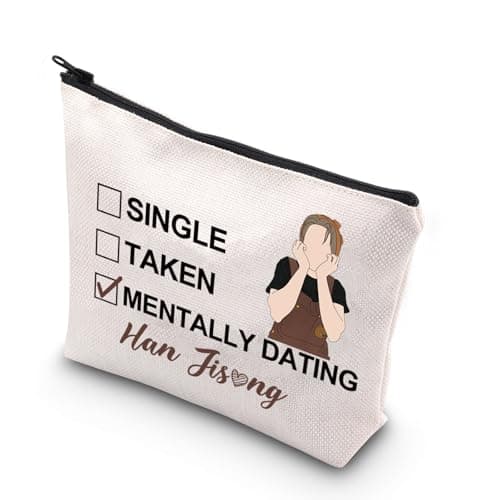JNIAP Stay Han Makeup Bag Stay Quokka Gifts Single Taken Mentally Dating With Han Gifts Stay Member Gifts (WITH HAN mb) - Image 1
