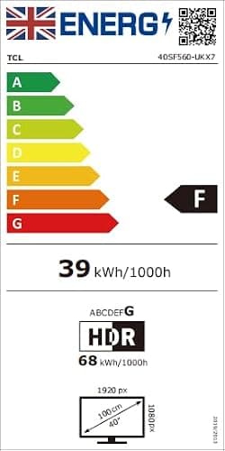 TCL 40SF560-UK 40" Full HD QLED Direct LED Smart TV with Fire TV, Alexa Voice Control, Vivid Colour & Enhanced Brightness thumbnail 16
