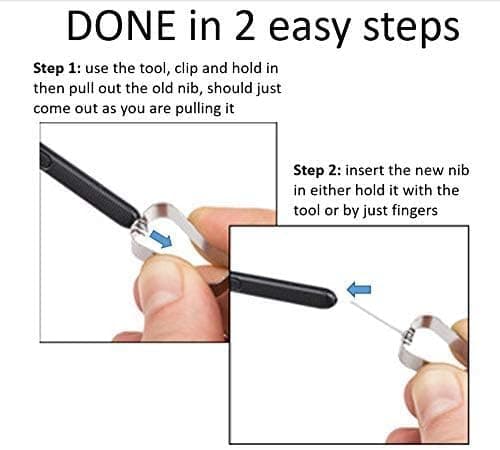 2PCS Galaxy Note 20 Stylus Pen Replacement (Without-Bluetooth) for Samsung Galaxy Note 20 Ultra S Pen + Replacement Tips (Gold/Bronze) thumbnail 4