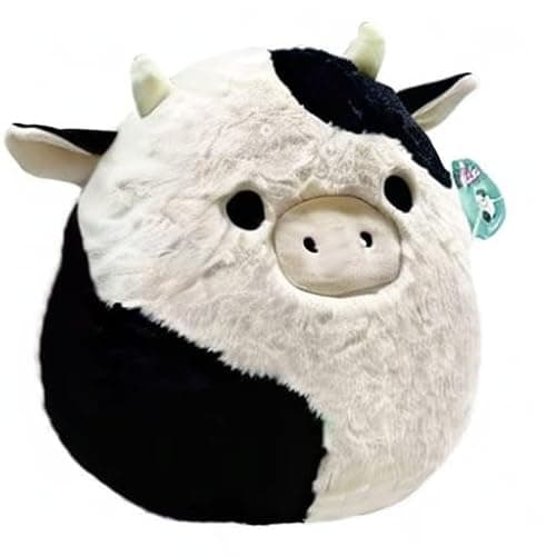 Squishmallow Official Kellytoy Collectible Plush Farm Squad Squishy Soft Animals (Connor Cow Fuzzamallows, 16 Inch) thumbnail 2