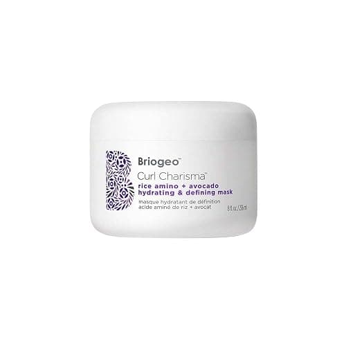 Briogeo Curl Charisma Rice Amino + Avocado Hydrating & Defining Mask, Hair Mask for Wavy, Curly, and Coily Hair, Deeply Nourishes and Defines Curl Pattern, Protein-Free, Vegan, Cruelty-Free - Image 1