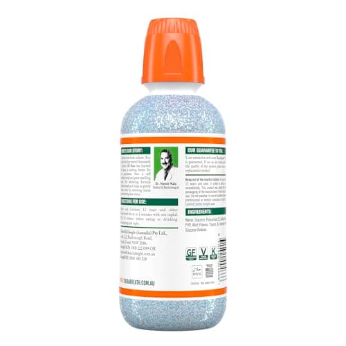 TheraBreath Whitening Oral Rinse Mouthwash, Radiant Mint 473ml - Whitens Teeth, Helps Remove Stains, Alcohol-Free, Non Burning, No Peroxide, No Dyes - Ideal for Daily Oral Care thumbnail 2