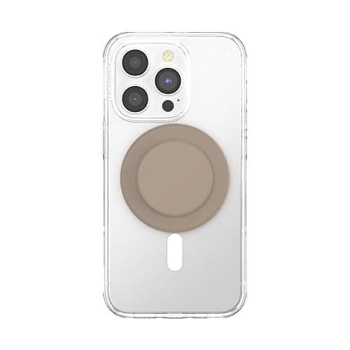 PopSockets Phone Grip for MagSafe with Kickstand, Magnetic Stand, Swappable Top, Secure Hold for iPhone MagSafe Cases, Phone & Tablet Grip, Cute PopSockets - Soft Touch Latte thumbnail 4