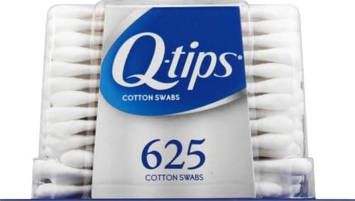 Q-tips Cotton Swabs for Hygiene and Beauty Care Original Cotton Swab Made with 100% Cotton 625 Count, White (Pack of 2) thumbnail 10
