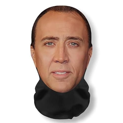 Realistic Face Mask - Mesh Breathable Celebrity Mask for Cosplay Costume Props & Halloween Party like walter white mask - Image 1