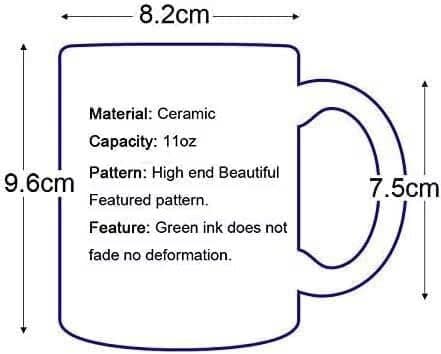 XXBCSS Mugs Bustelo Co Mug Ceramic Tea Cups GiMen Women Women Birthday Present Her, Sister, Girl (11Oz) thumbnail 2