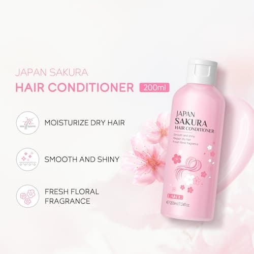 LAIKOU Shampoo and Conditioner Set, Travel Shampoo and Conditioner, Body Wash 3-in-1 Set, Shampoo and Conditioner for Women 7.04 Fl Oz / 200 ml 3pcs thumbnail 4