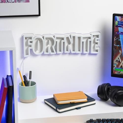 Fortnite Logo LED Neon Wall Light, Officially Licensed Gaming Lamp with Power Cord for Home, Bedroom, Living Space Decor, Gift for Boys | Paladone thumbnail 7