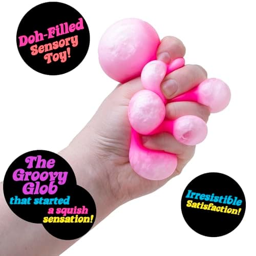 Schylling NeeDoh Original - Sensory Fidget Toy - Pink - Ages 3 to Adult , 1 Count ( Pack of 1) thumbnail 3