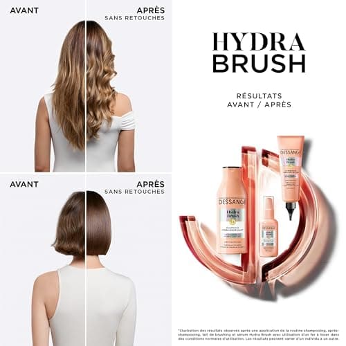 DESSANGE - Coffret Hydratant & Disciplinant Hydra-Brush - Shampoing Disciplinant + Lait de Brushing Thermoprotecteur + Sérum De Finition Anti-Frizz 48H* - Formule Enrichie À l'Acide Hyaluronique* thumbnail 5