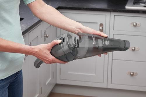 BLACK+DECKER dustbuster Handheld Vacuum, 8V Cordless, Hand Vacuum for Quick Cleanup with Crevice Tool and Washable Filter (HNVC220BCZ01) thumbnail 9