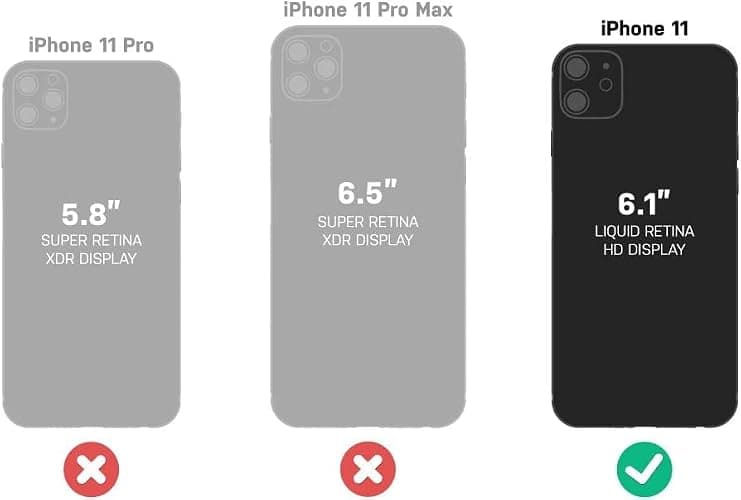 OtterBox Commuter Series Case for iPhone 11 & iPhone XR (Only) - Non-Retail Packaging - Black thumbnail 2