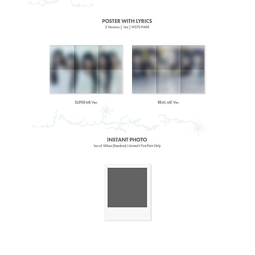 ILLIT [1st Mini Album 'SUPER REAL ME'](SUPER ME Ver.) + 3 Extra Photocards Set thumbnail 7