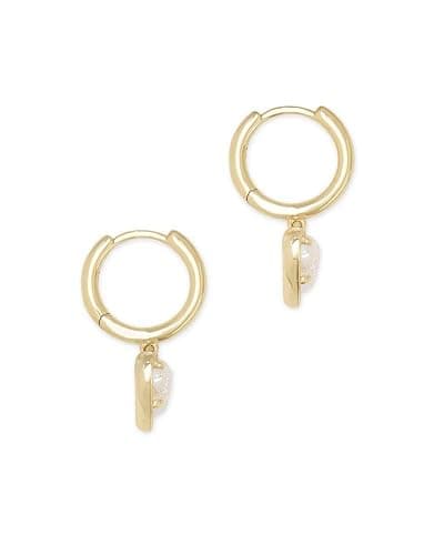 Kendra Scott Ari Heart Huggie Earrings for Women, Fashion Jewelry thumbnail 2