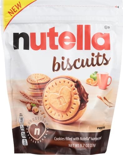 Nutella Biscuits, Hazelnut Spread With Cocoa, Sandwich Cookies, 20-Count Bag (Pack of 3) thumbnail 4