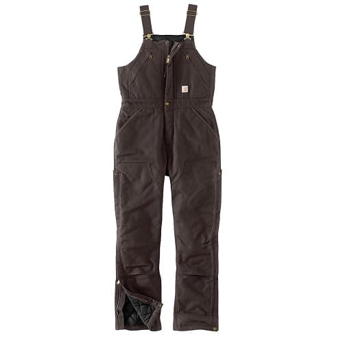 Carhartt Womens Loose Fit Washed Duck Insulated BiberallBib Overalls thumbnail 2