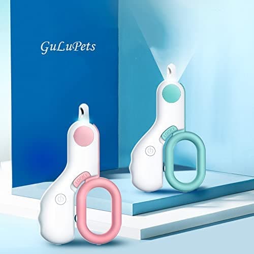 Small Animals Nail Clippers with LED Lights to Avoid Excessive Cutting and Sharp Blades - Professional Claw Trimmer for Tiny Dog Cat Kitten Bunny Rabbit Bird Guinea Pigs Ferret Hamsters (Blue) thumbnail 4