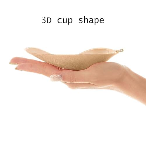 Sticky Bra, Backless Strapless Bra Push Up, Adhesive Invisible Lift Up Bras 2 Pairs thumbnail 4