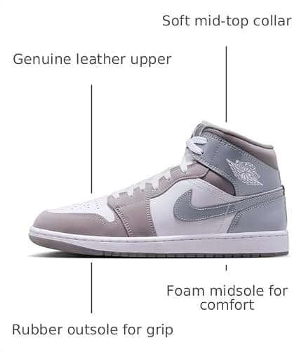 Nike Mens Air Jordan 1 Mid Se thumbnail 3